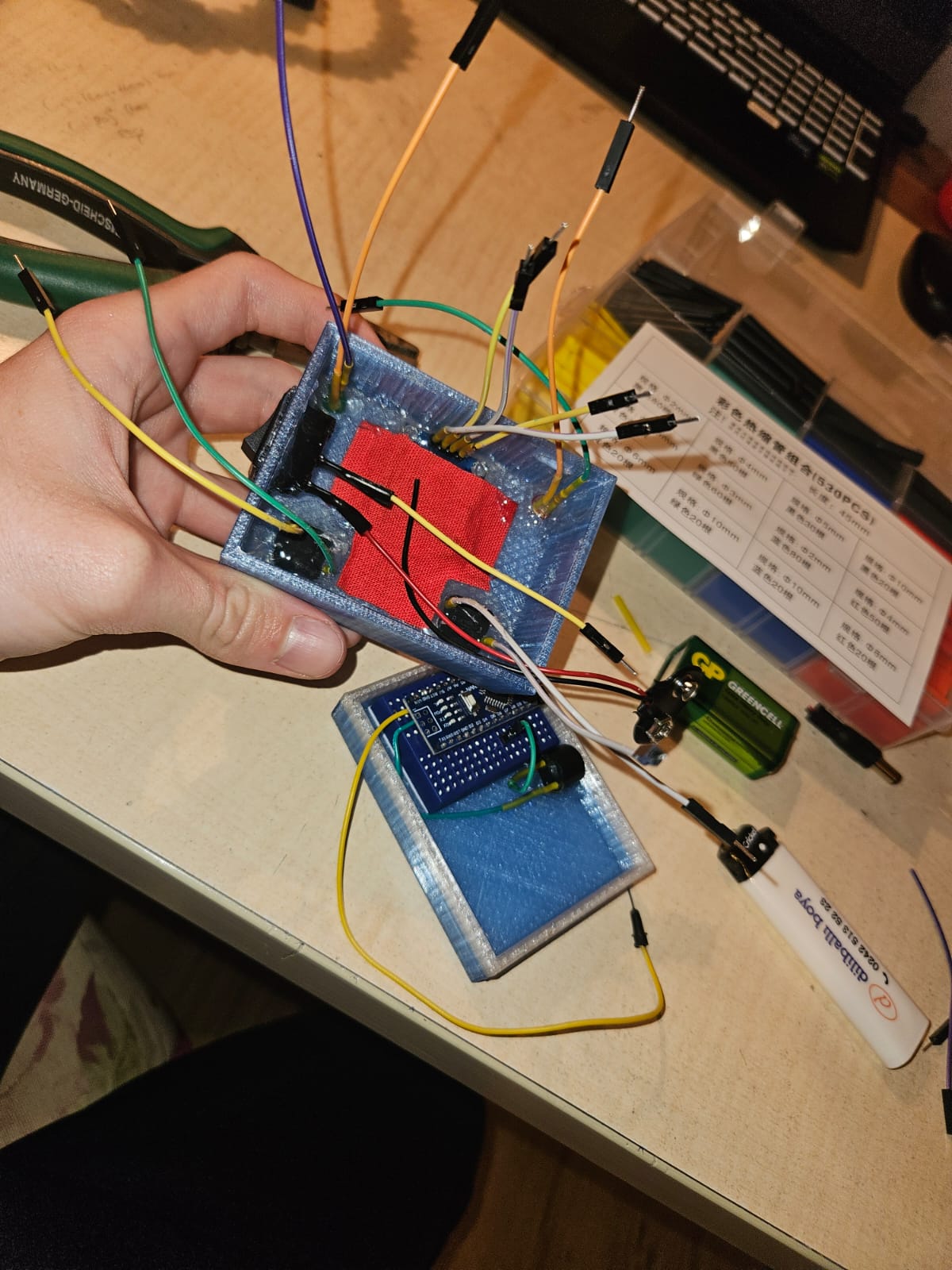 Vocabulary Game Interface and Hardware Layout